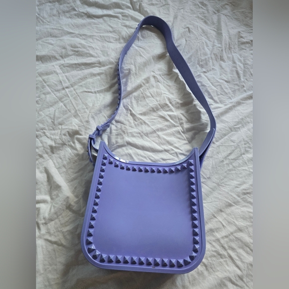 Carmen Sol Fico Large Crossbody Jelly Bag Purse - Picture 6 of 9